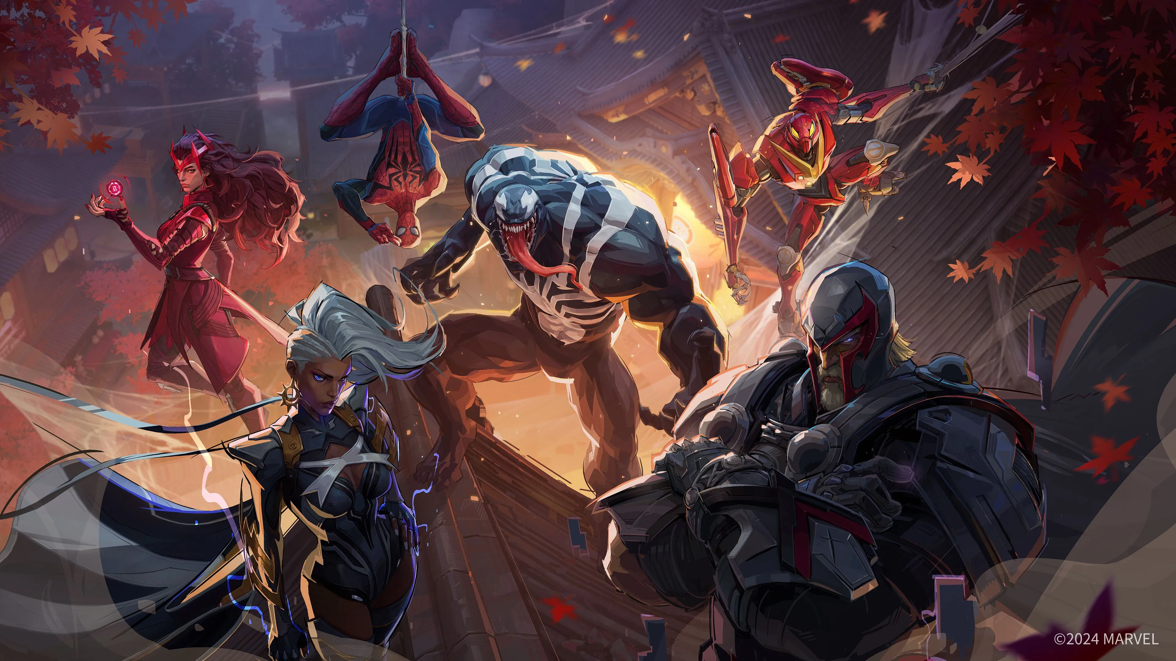 Spider-Man, Doctor Strange và Groot trong một trận đấu căng thẳng của Marvel Rivals
