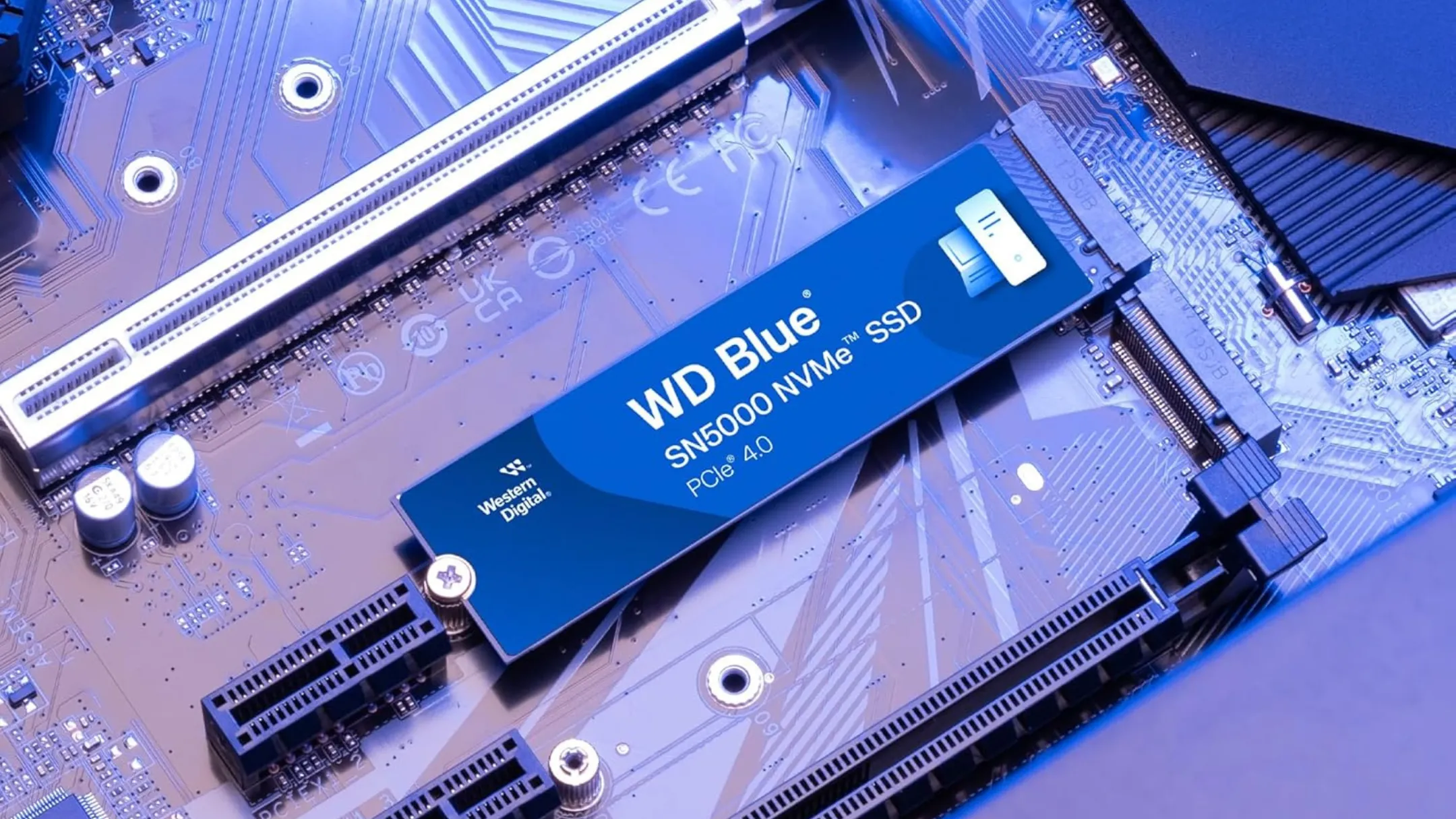 SSD WD Blue SN5000 NVMe 4TB hiển thị các tính năng nổi bật