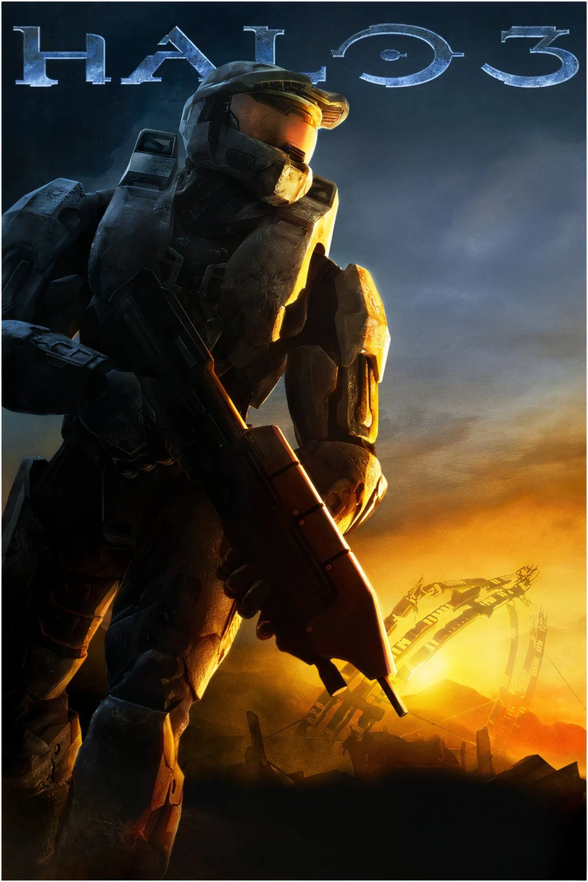 Tập hợp các hình ảnh từ Halo 3, bao gồm Master Chief và các cảnh chiến đấu trên chiến trường, nhấn mạnh trải nghiệm bắn súng góc nhìn thứ nhất và các chế độ chơi mạng hấp dẫn.