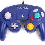 Tay cầm Nintendo Switch 2 GameCube với thiết kế xanh cổ điển, nút bấm quen thuộc