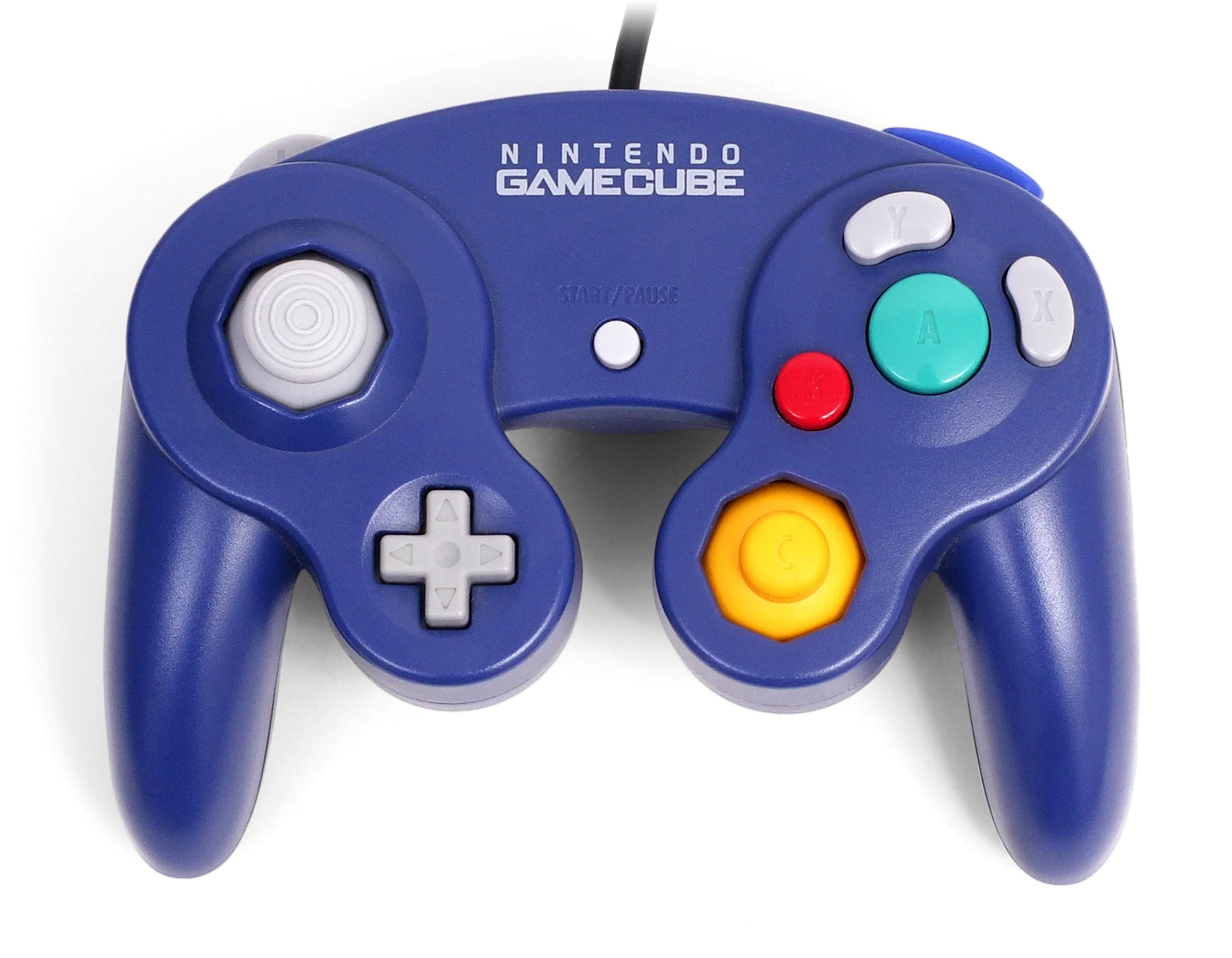 Tay cầm Nintendo Switch 2 GameCube với thiết kế xanh cổ điển, nút bấm quen thuộc