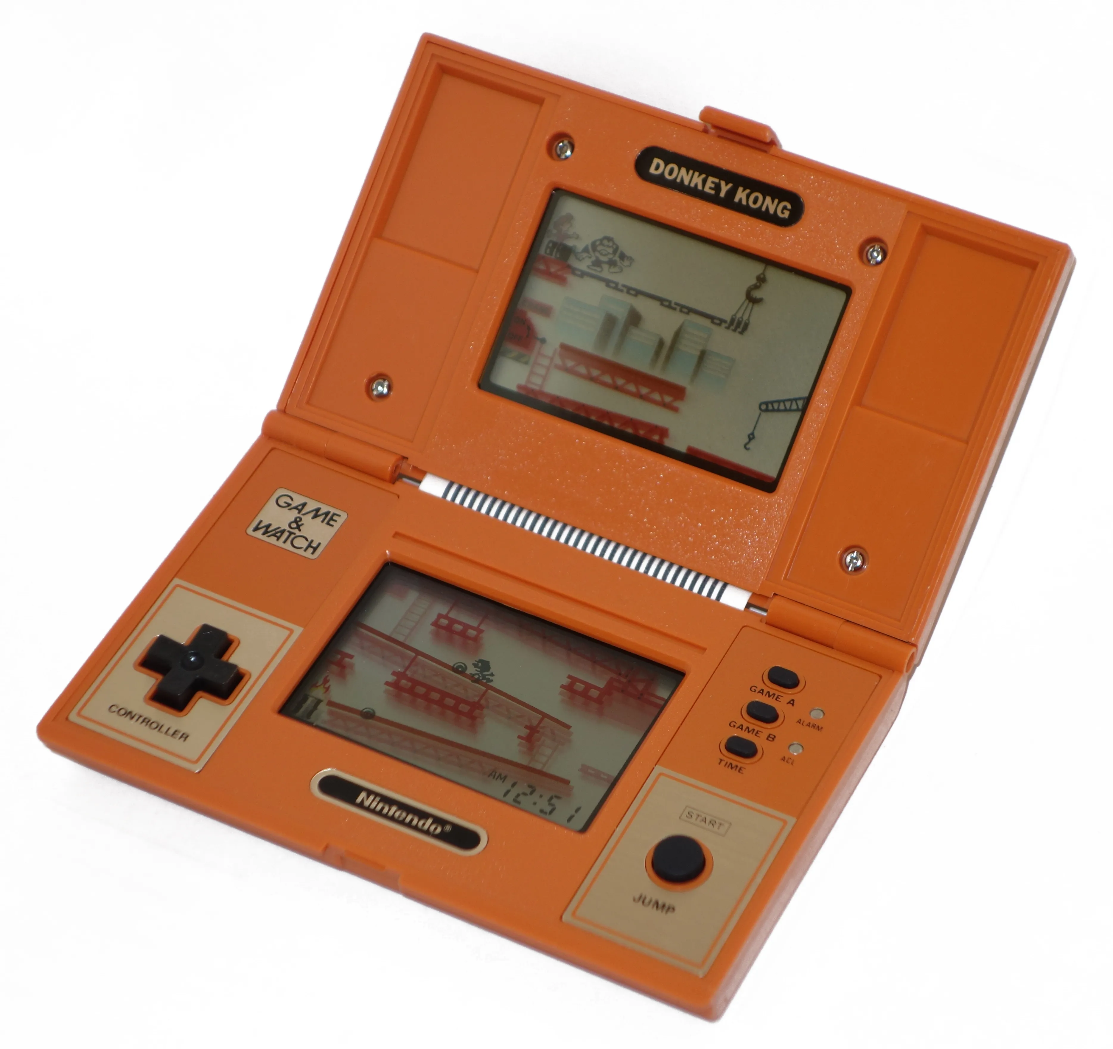 Thiết bị chơi game cầm tay Nintendo Donkey Kong Game & Watch, tiền thân của D-pad trên tay cầm NES.