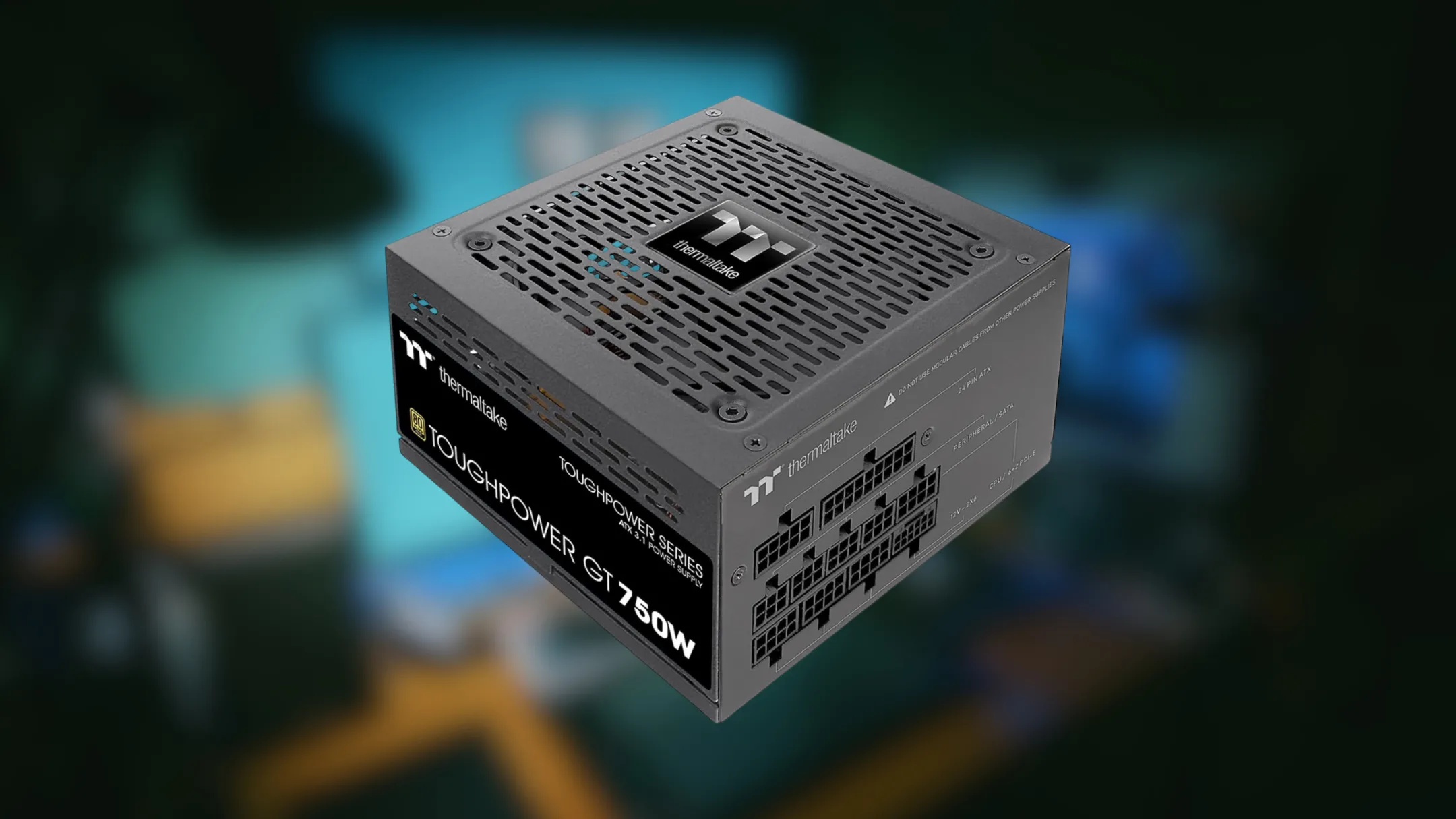 Thiết kế cáp modular và các cổng kết nối của nguồn Thermaltake Toughpower GT 750W