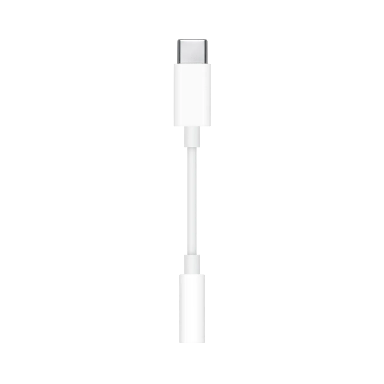 Thiết kế render của bộ chuyển đổi Apple USB-C sang 3.5mm, cho thấy các chi tiết cổng kết nối
