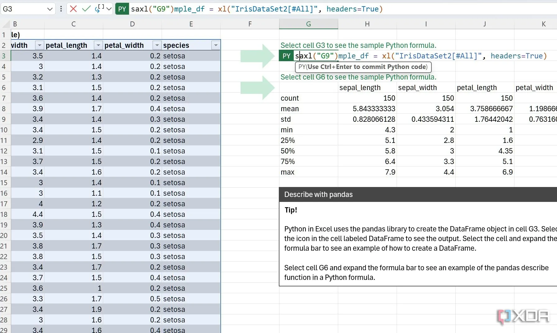 Tích hợp Python mở rộng khả năng xử lý dữ liệu của Excel Web