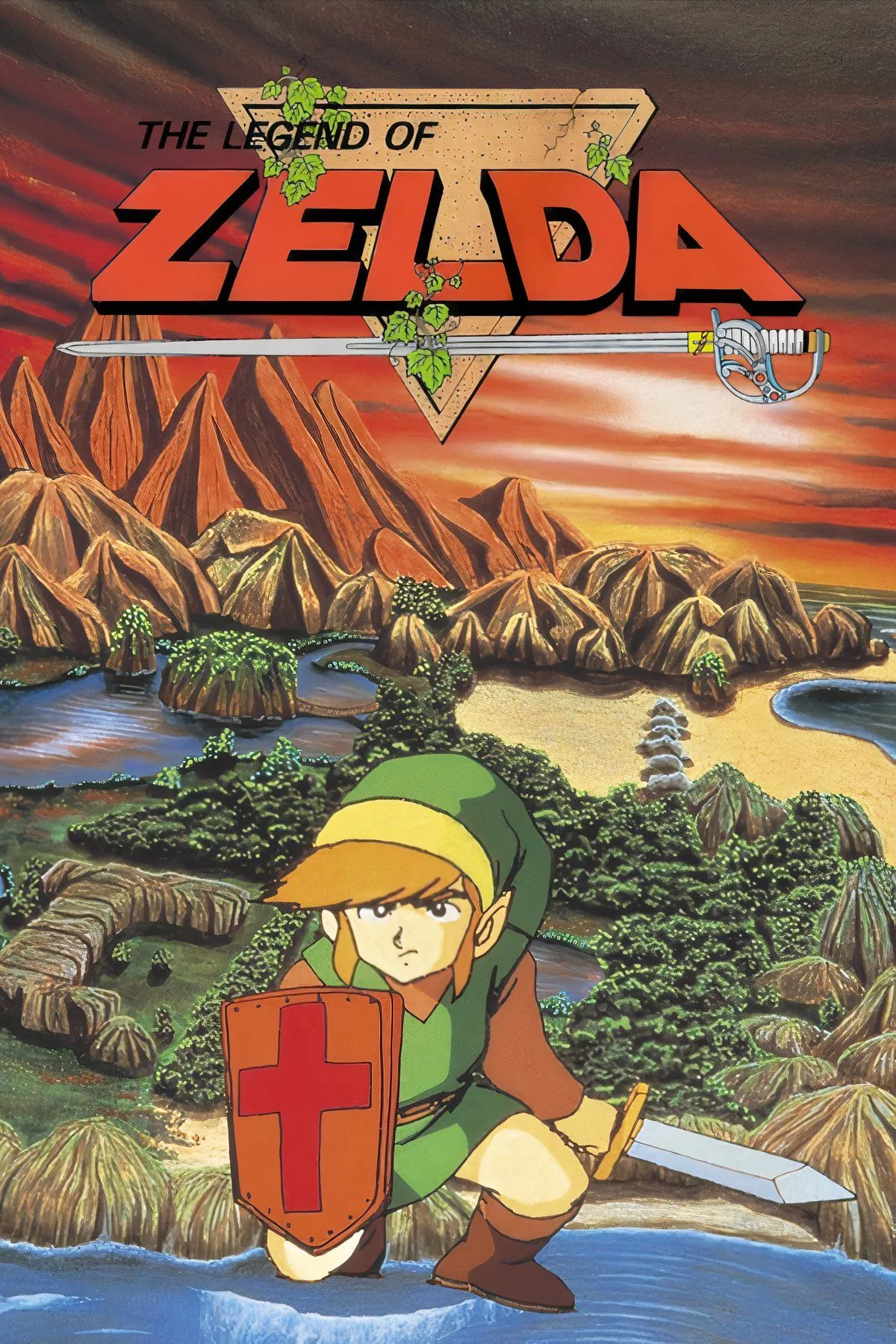 Tổng hợp các cảnh chơi game của The Legend of Zelda trên NES
