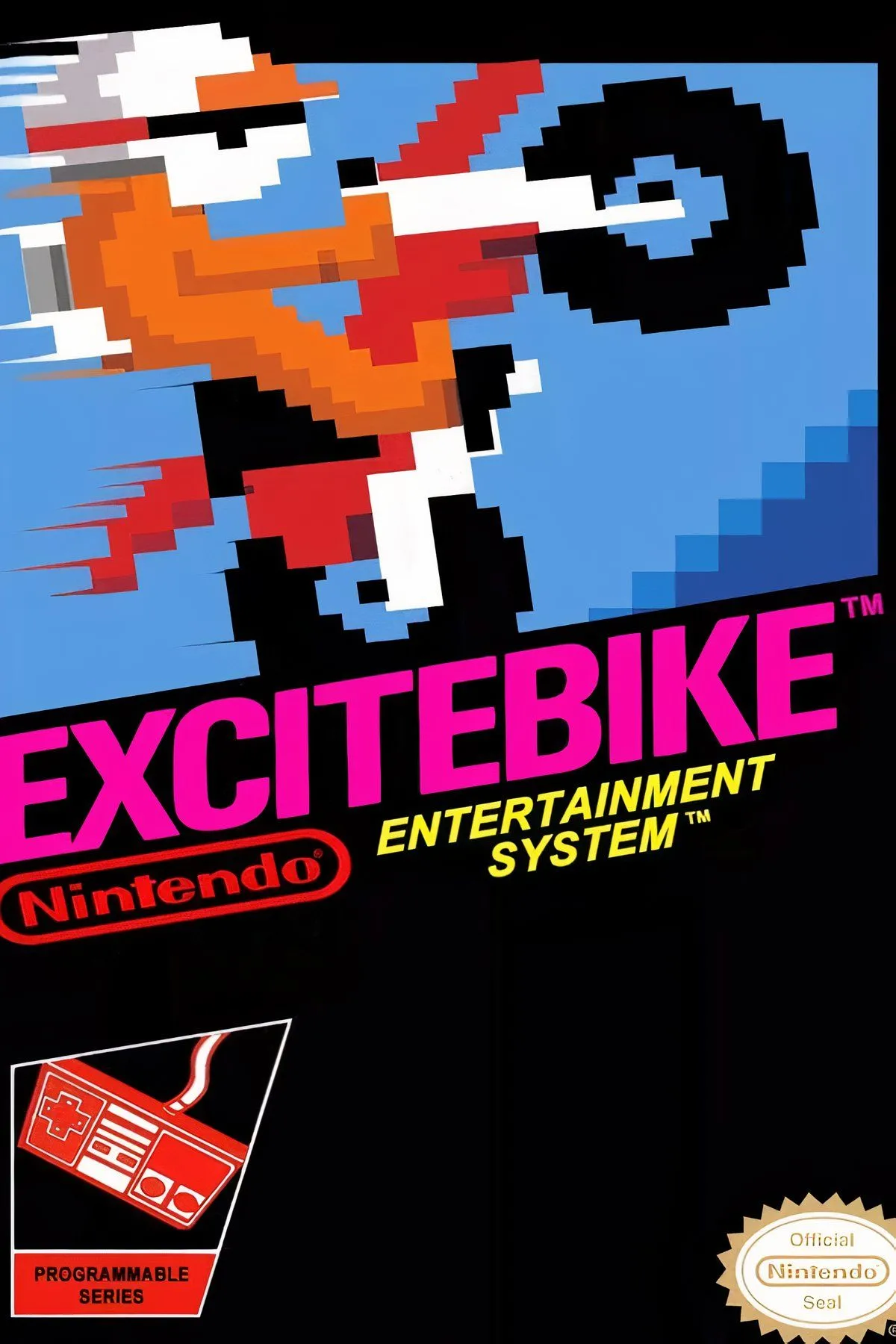 Tổng hợp các cảnh đua xe trong game Excitebike trên NES