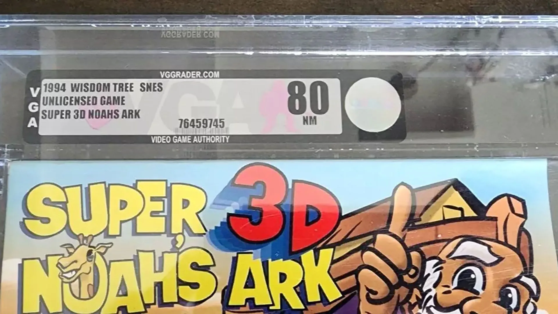 Tựa game Super Noah's Ark 3D trở thành món đồ sưu tầm độc đáo trên các sàn thương mại điện tử như eBay.