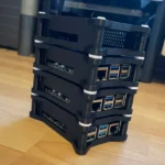 Vỏ case Cluster Raspberry Pi do Intisy thiết kế với khả năng xếp chồng 4 bo mạch, tối ưu không gian và luồng khí