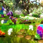 Vườn Piñata với nhím và cáo