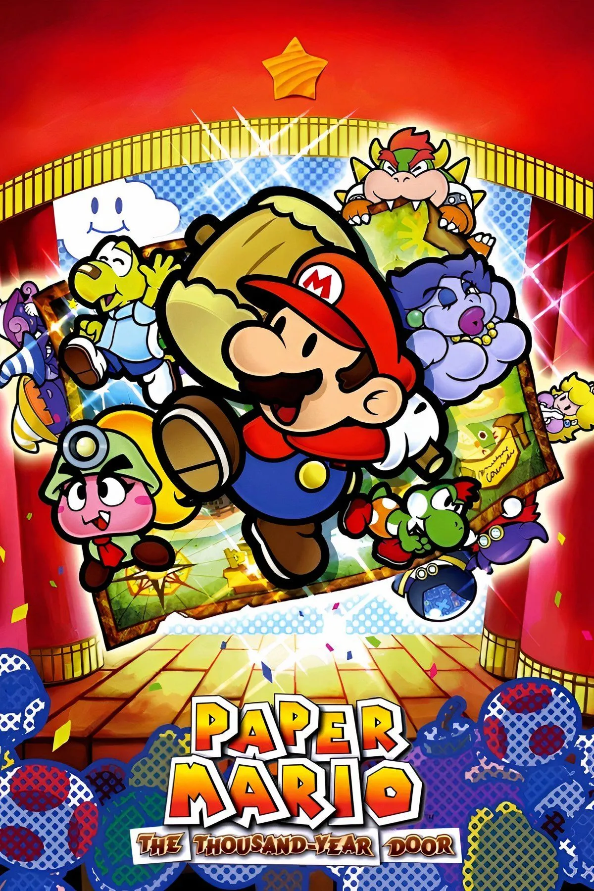 Yoshi cùng Paper Mario khám phá thế giới trong Paper Mario: The Thousand-Year Door
