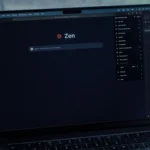 Zen Browser đang chạy trên MacBook Pro